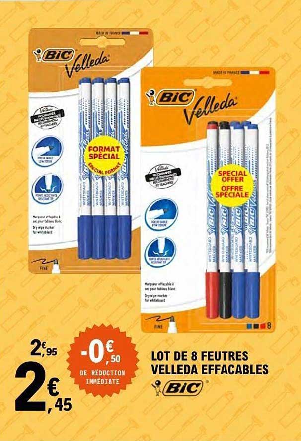 Bic Velleda Feutres effaçables
