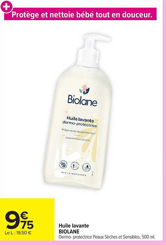 Biolane Huile lavante