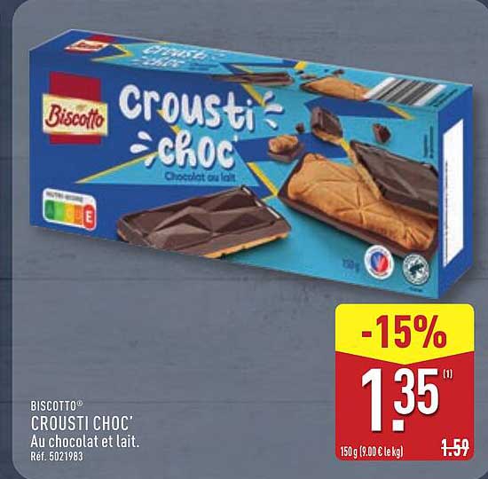 Biscotto Crousti' Choc