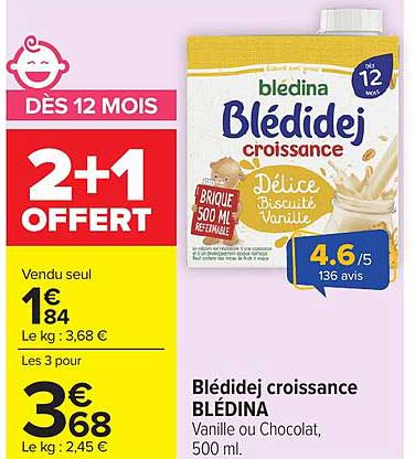 Blédidej croissance BLÉDINA