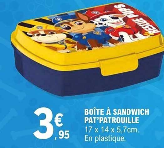 Boîte à sandwich PAT'PATROUILLE