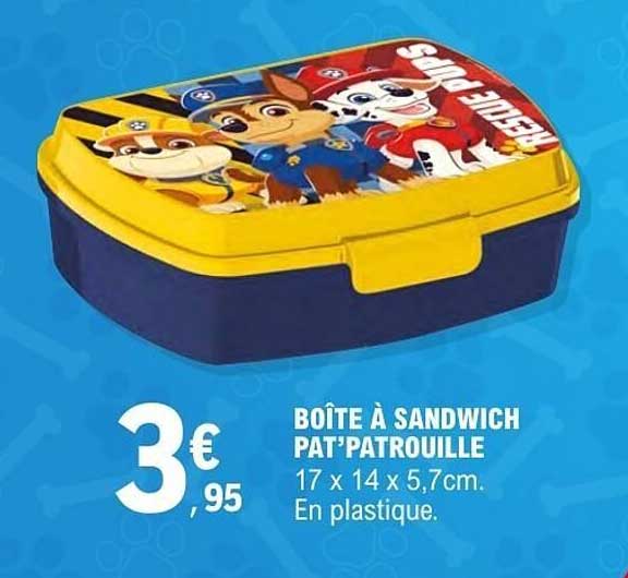 BOÎTE À SANDWICH PAT’PATROUILLE