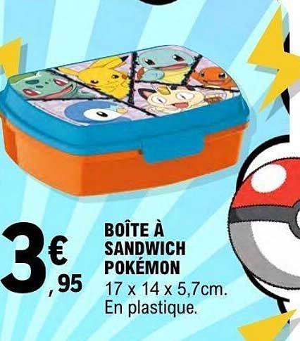 Boîte à sandwich Pokémon
