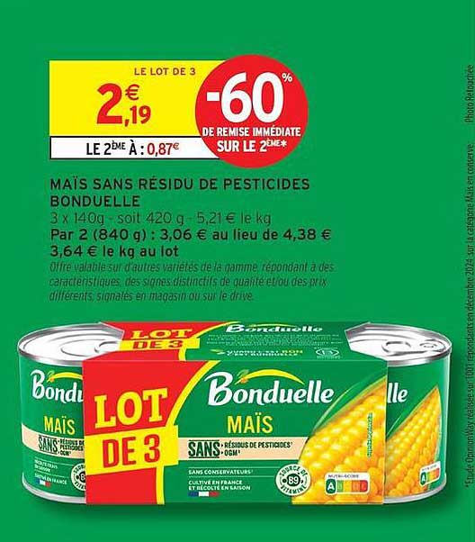 Bonduelle Maïs