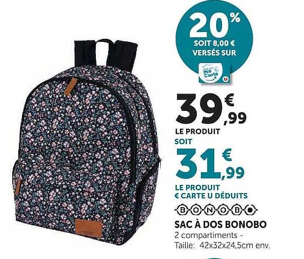 BONOBO SAC À DOS