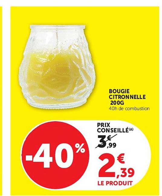 BOUGIE CITRONNELLE