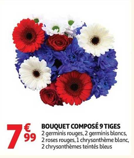 BOUQUET COMPOSÉ 9 TIGES