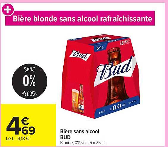 BUD Bière sans alcool