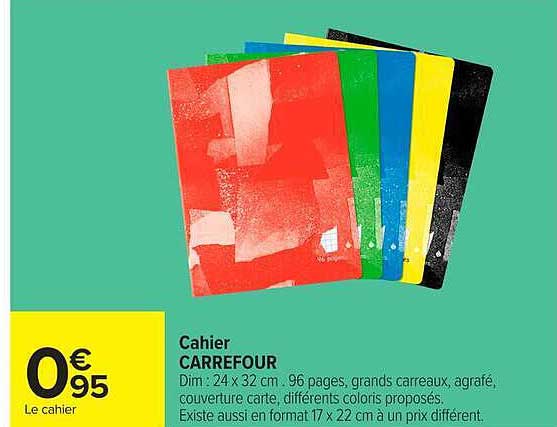 Cahier CARREFOUR
