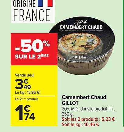 Camembert Chaud GILLOT