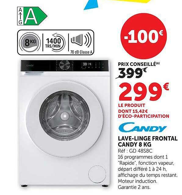 Candy Lave-linge frontal