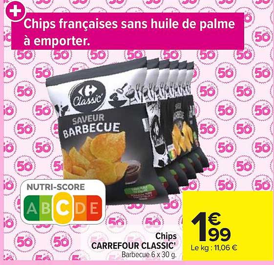 Carrefour Classic Chips Barbecue