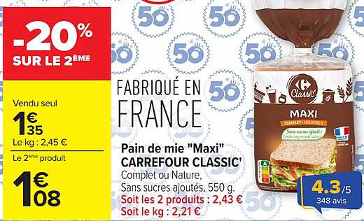 CARREFOUR CLASSIC' Maxi