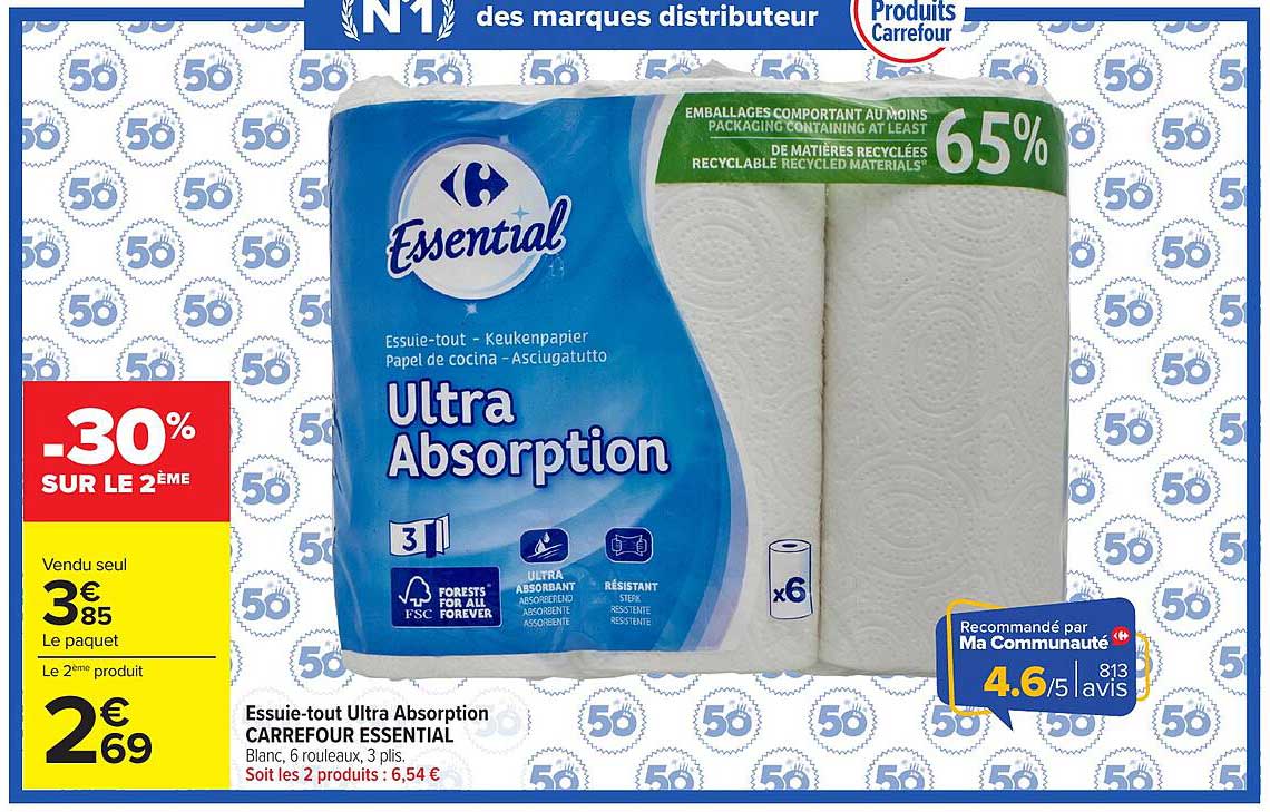 Carrefour Essential Ultra Absorption