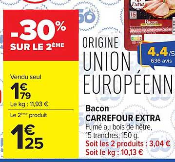 Carrefour Extra Bacon