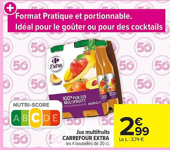 Carrefour Extra Jus multifruits