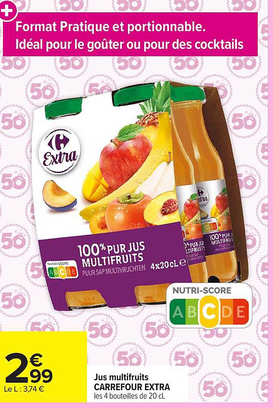 CARREFOUR EXTRA Jus multifruits