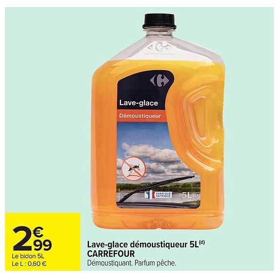 CARREFOUR Lave-glace démoustiqueur