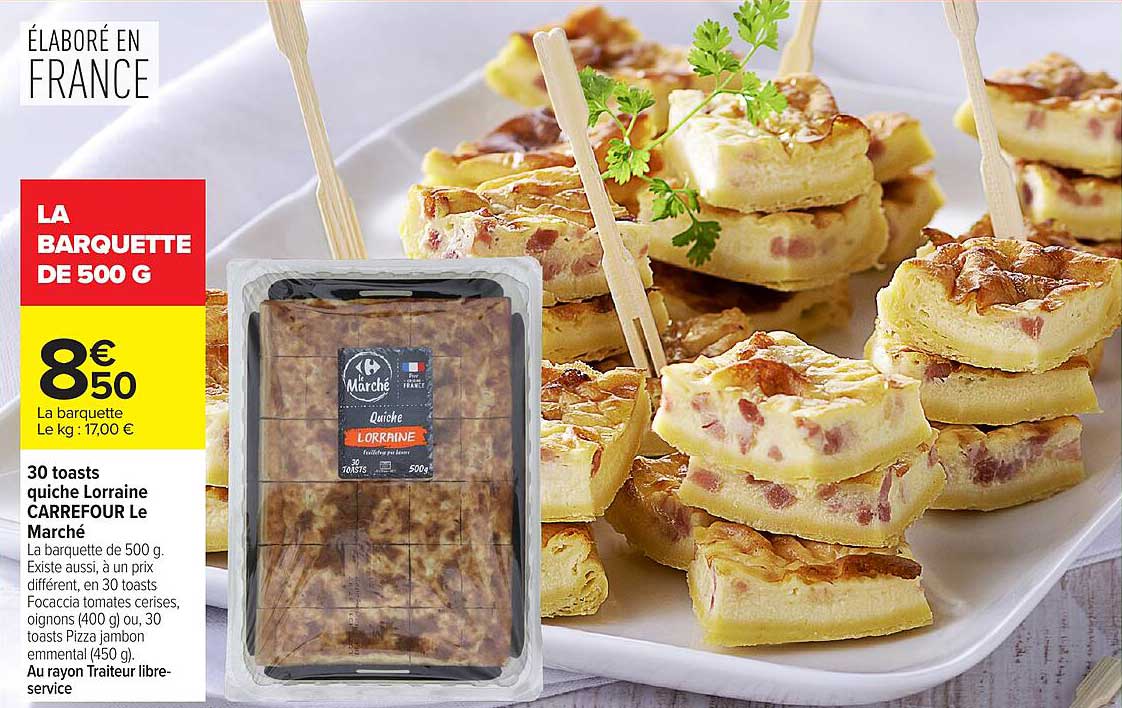 CARREFOUR Le Marché Quiche Lorraine