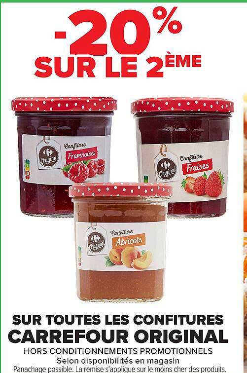 CARREFOUR ORIGINAL CONFITURES