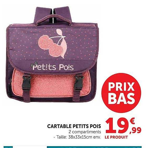 CARTABLE PETITS POIS