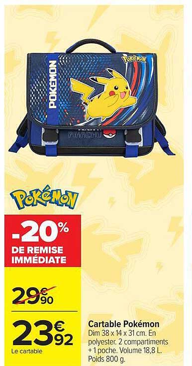 Cartable Pokémon