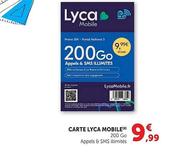CARTE LYCA MOBILE