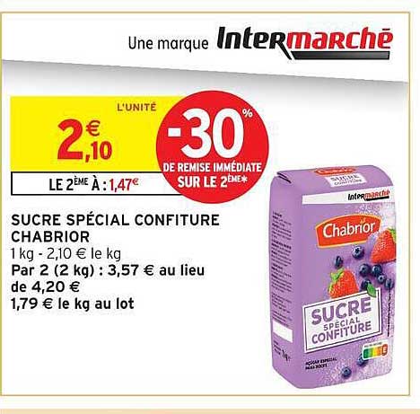 Chabrior Sucre spécial confiture