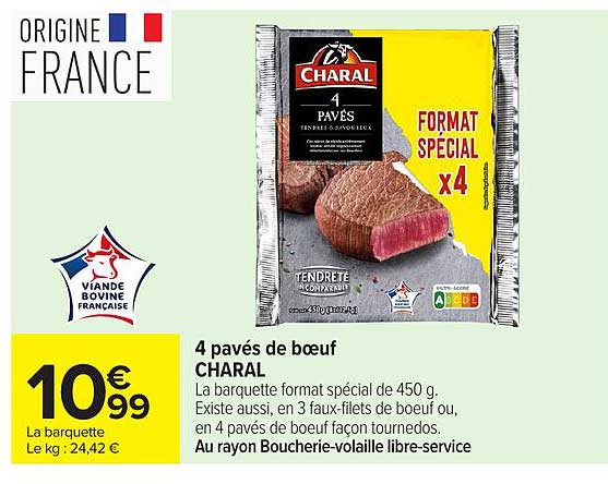 CHARAL 4 PAVÉS