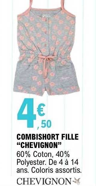 CHEVIGNON COMBISHORT FILLE