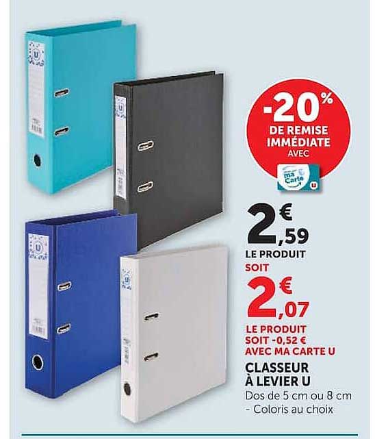 CLASSEUR À LEVIER U