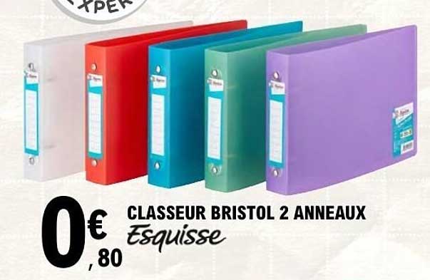CLASSEUR BRISTOL 2 ANNEAUX