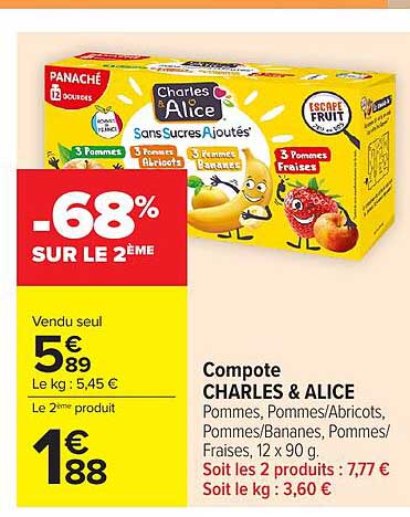 Compote CHARLES & ALICE