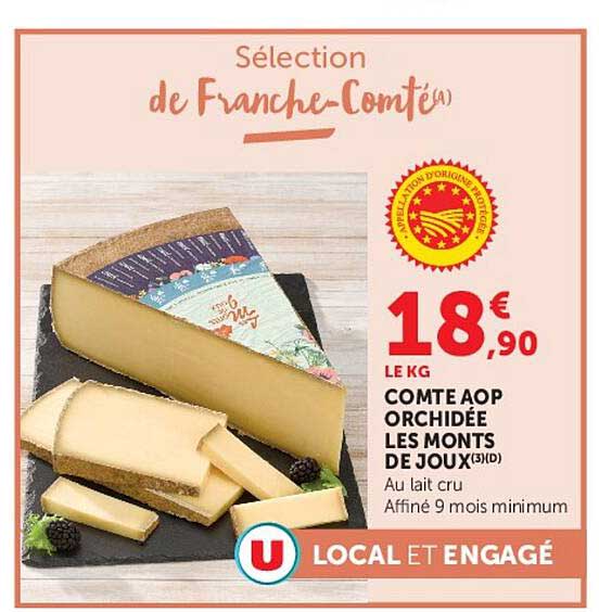 COMTE AOP ORCHIDÉE LES MONTS DE JOUX