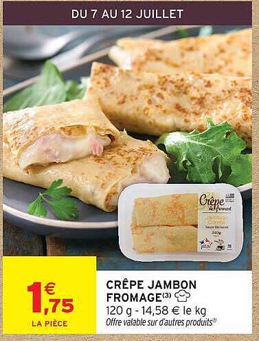 CRÊPE JAMBON FROMAGE