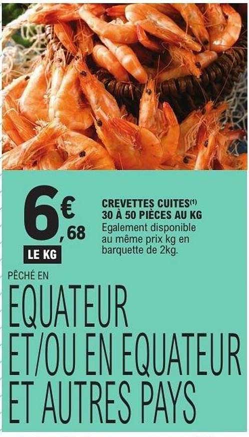 CREVETTES CUITES