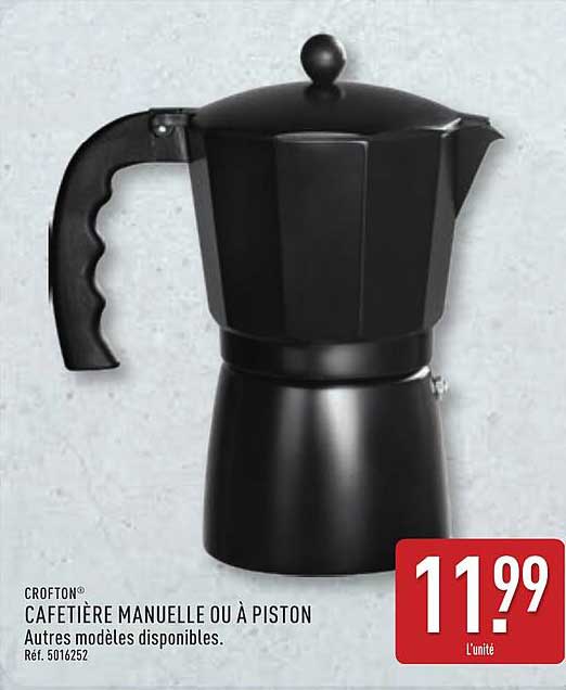 CROFTON CAFETIÈRE MANUELLE OU À PISTON