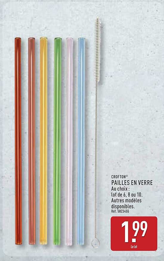 CROFTON PAILLES EN VERRE