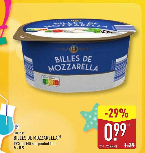 Cucina BILLES DE MOZZARELLA