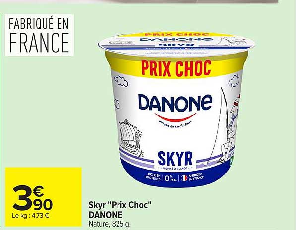 Danone Skyr Prix Choc