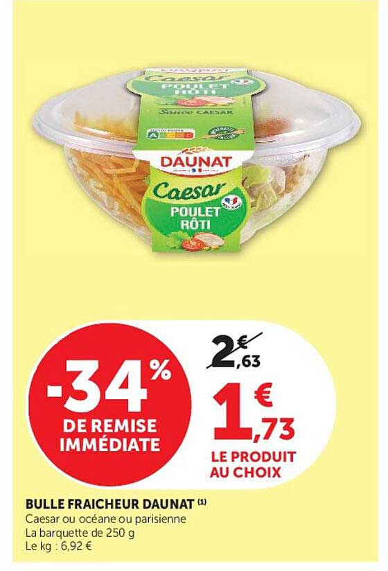 Daunat Caesar Poulet Rôti