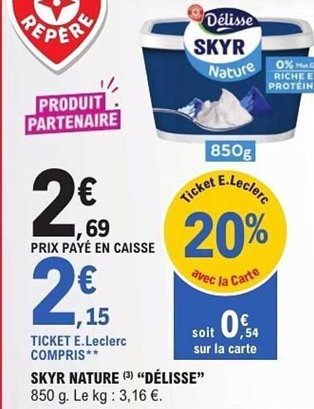 Déliche SKYR Nature