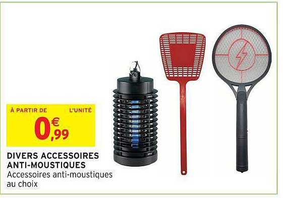 DIVERS ACCESSOIRES ANTI-MOUSTIQUES