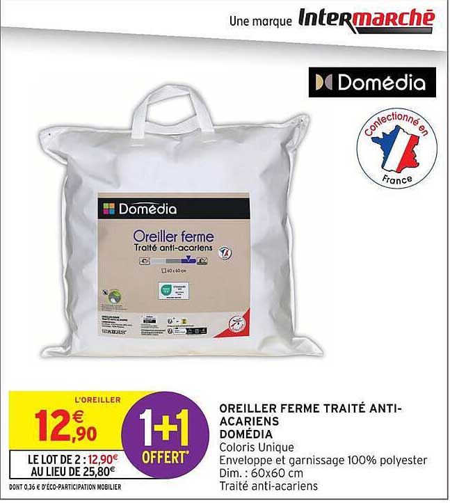 Domédia Oreiller ferme