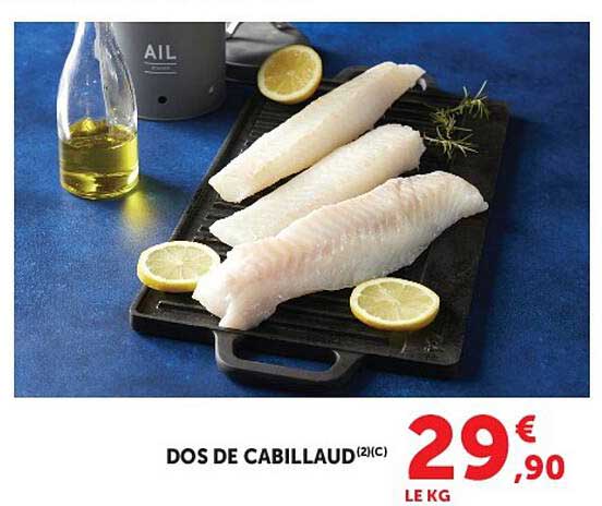 DOS DE CABILLAUD