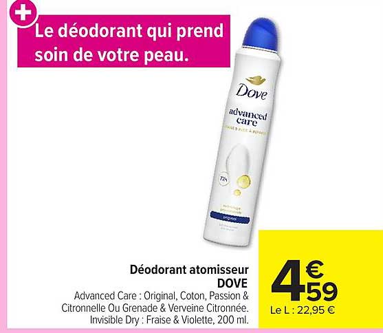 Dove Déodorant atomiseur