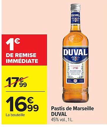 DUVAL Pastis de Marseille