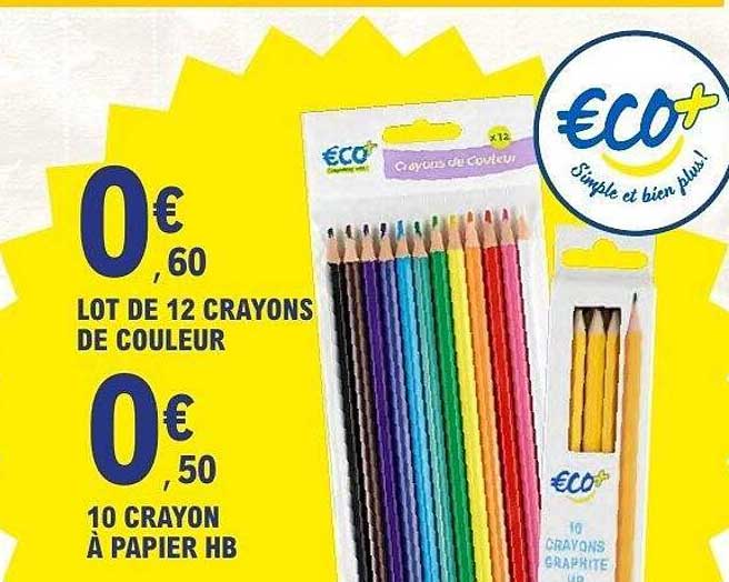 Eco+ Crayons de couleur