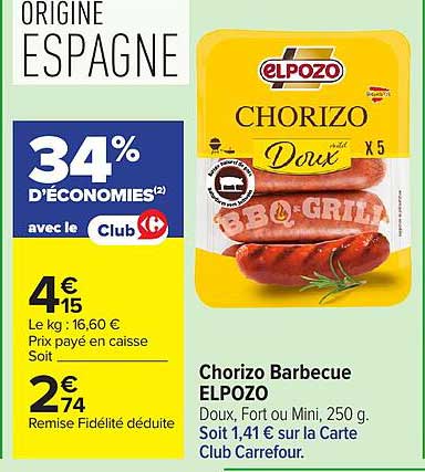 ELPOZO Chorizo Barbecue