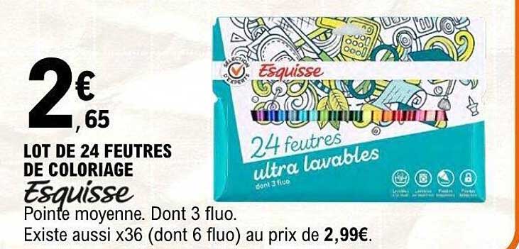 Esquisse 24 feutres